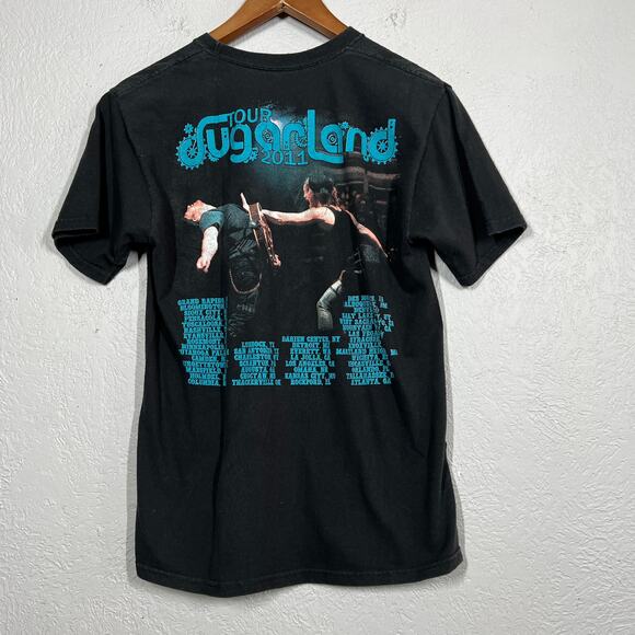 Sugarland Tour 2011 Merch Graphic Baby Doll Tee Black - S - Picture 2 of 3